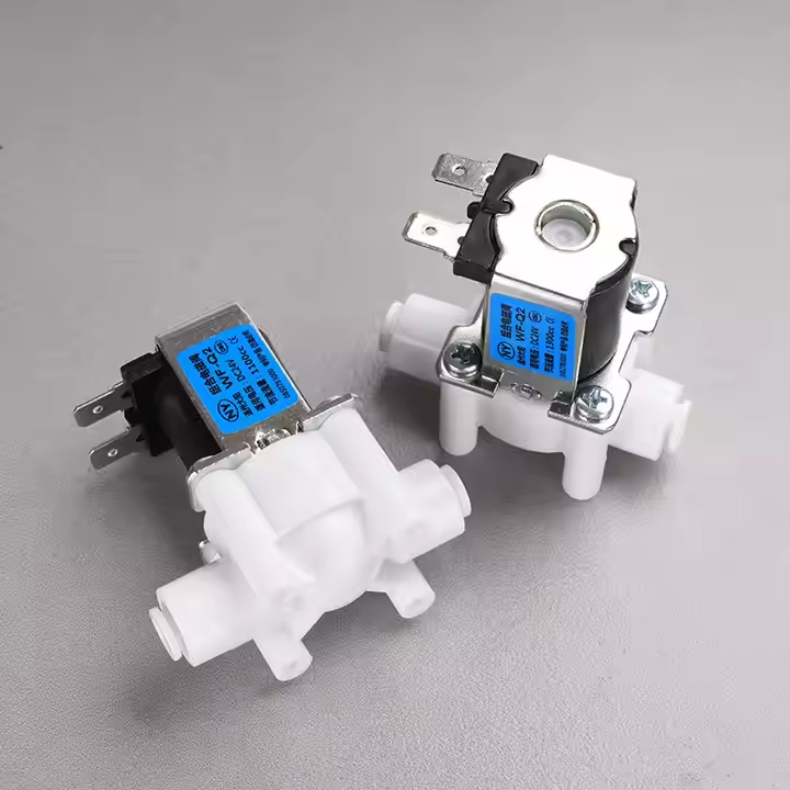 24V Electric 2-Point Quick Plug Combination Wastewater Solenoid Valve 300-1300Cc Capacity for Pure Water RO Water Filter Parts