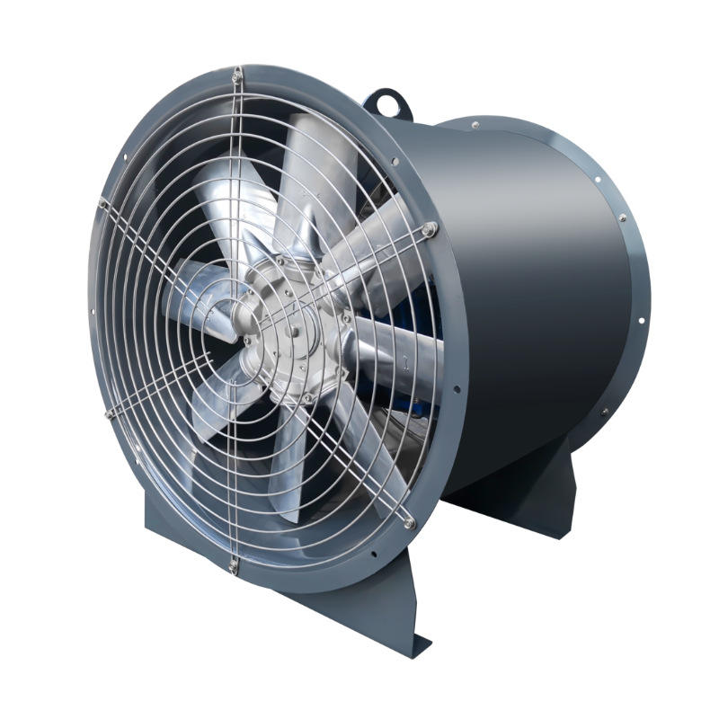 Electric Aluminum Blade Axial Ducted Low Noise High Airflow Commercial Cooling Air Exchange Exhaust Fan for HVAC Refrigeration