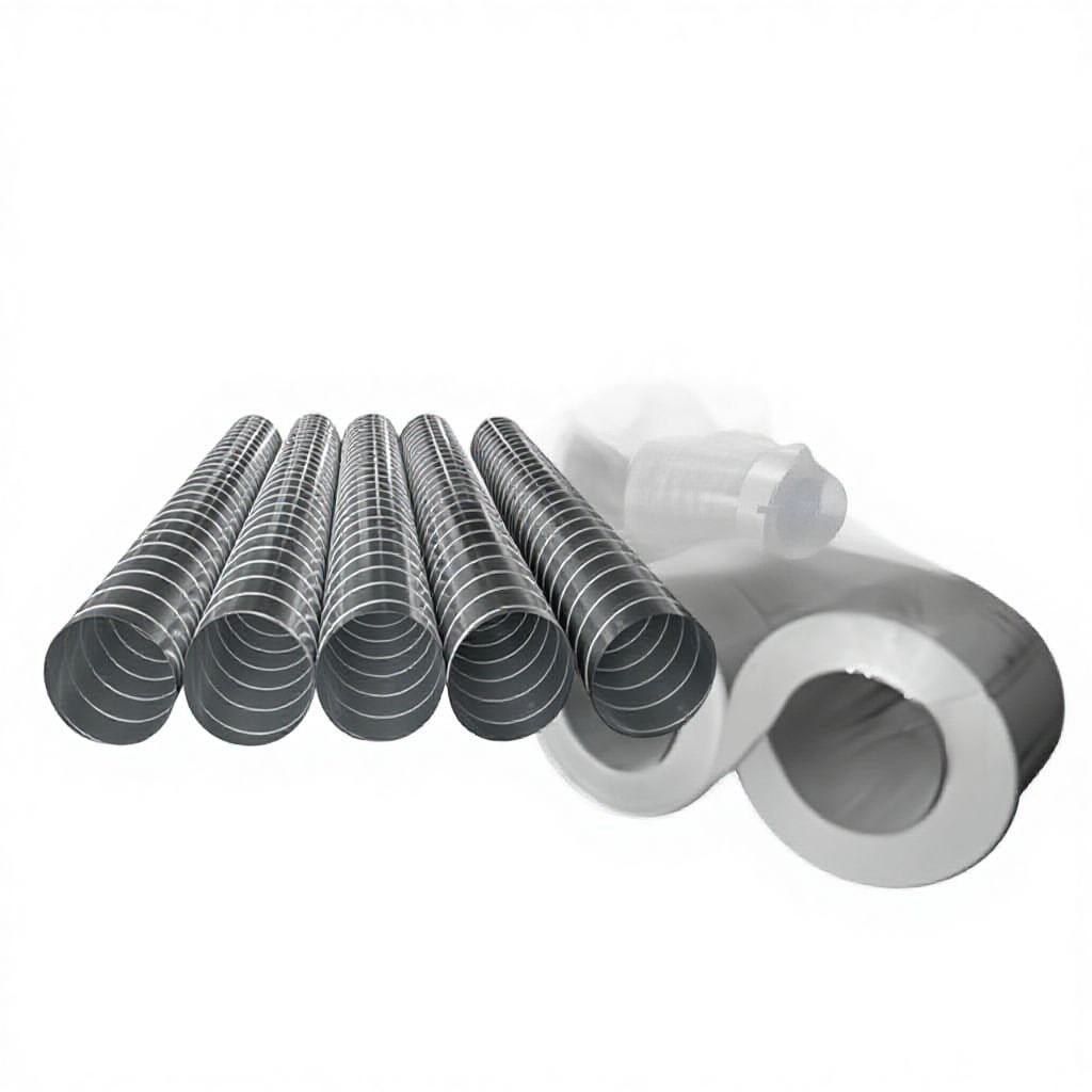 Custom Stainless Steel Large Diameter High Temperature Resistant (-60-400C) Spiral Duct for Ventilation Smoke Exhaust
