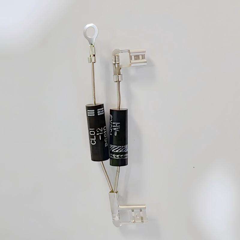 Microwave Oven Parts Household | Unidirectional/Bidirectional Diode | Dual High-Voltage Diode with 6.3mm Elbow