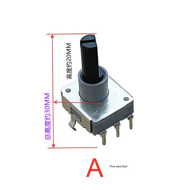 220V Universal Manual PCB Computer Board Knob Encoder Potentiometer Free Shipping Home Appliance Repair Parts Made Plastic for