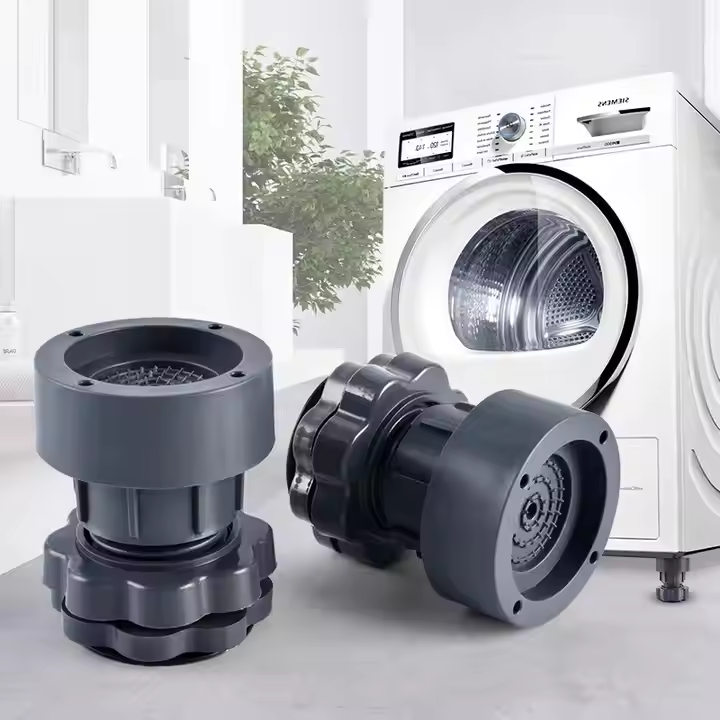 Adjustable Anti-Slip Anti-Shock Universal Plastic Shelf Holder Base 220v Pulsator Manual Electric Washing Machine Foot Pads