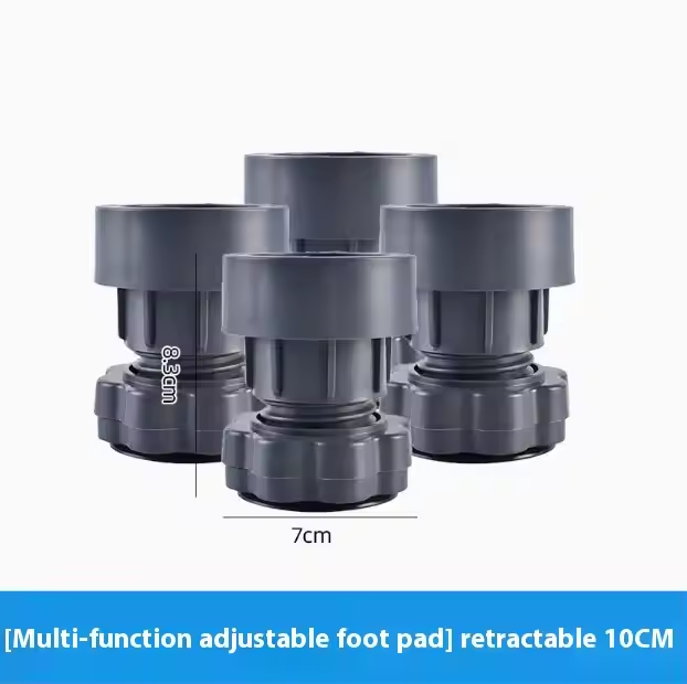 Adjustable Anti-Slip PP Foot Pads Washer 220V Universal Plastic Shelf Holder Base Anti-Shock for Manual Laundry Appliance Parts
