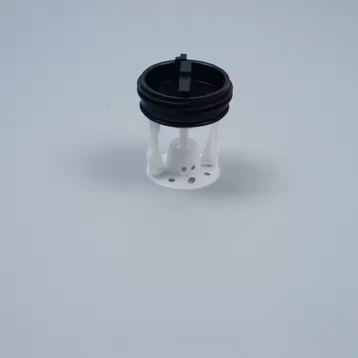 Manual Power PVC Drum Drain Pump Plastic Plug Filter Water Stopper Cover for Washing Machines-Wholesale Laundry Appliance Parts