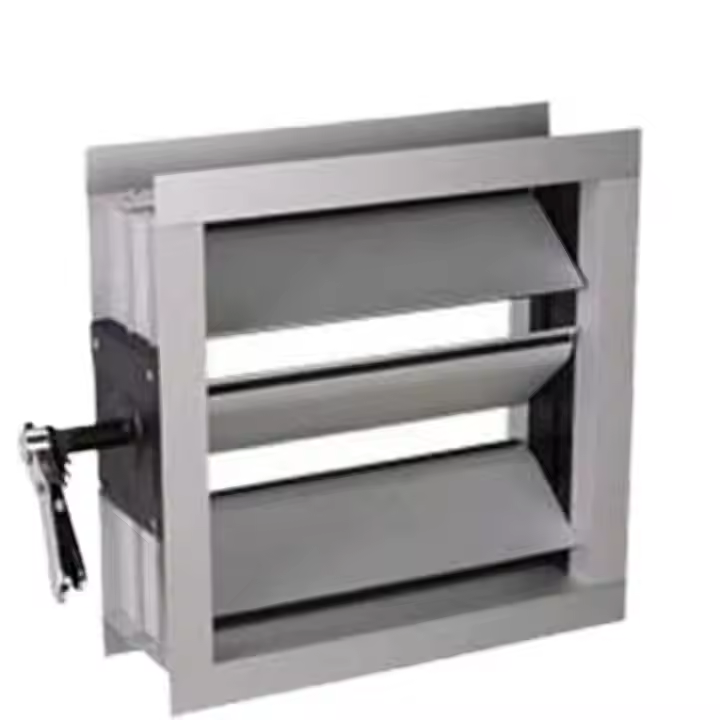 Aluminum Alloy Airflow Adjustment Valve Leaf Mechanism Enterprise-T308 Manual Finished Product for Air Conditioner Parts