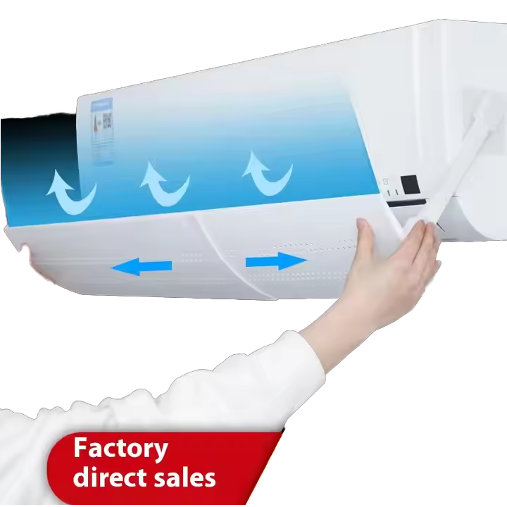 Manual Household Air Conditioner Wind Deflector for Infants Young Children Wall-Mounted Durable Plastic Baffle 2.0mm Thickness 1