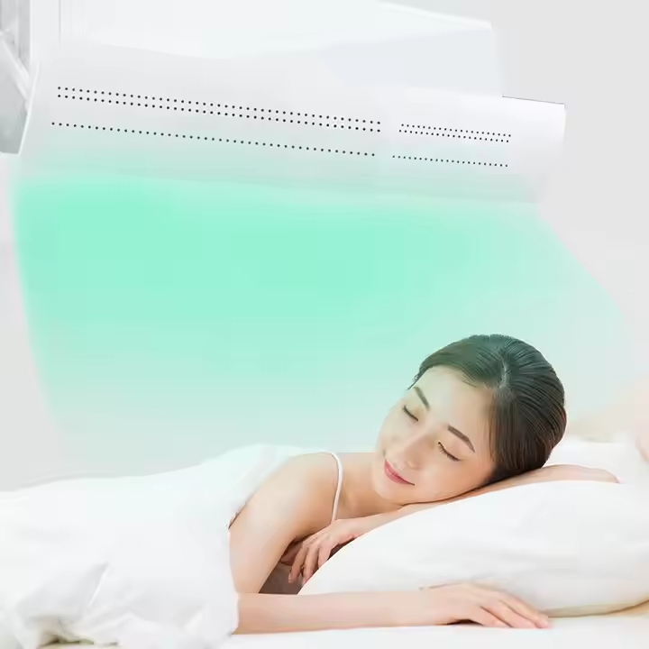 Wall-Mounted Durable 2.0mm Thick Plastic Wind Deflector Manual Air Conditioner Young Children Infants Household Use 1 Year Model