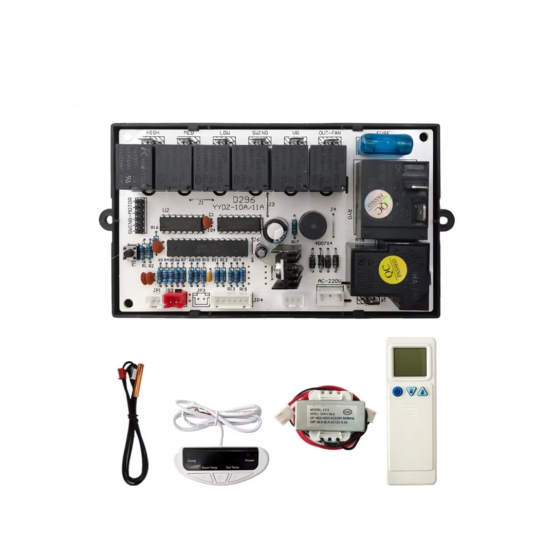 U10A Air Conditioning Control Panel with Universal Remote Control Digital LED Display 5 Working Modes & 3 Fan Speeds