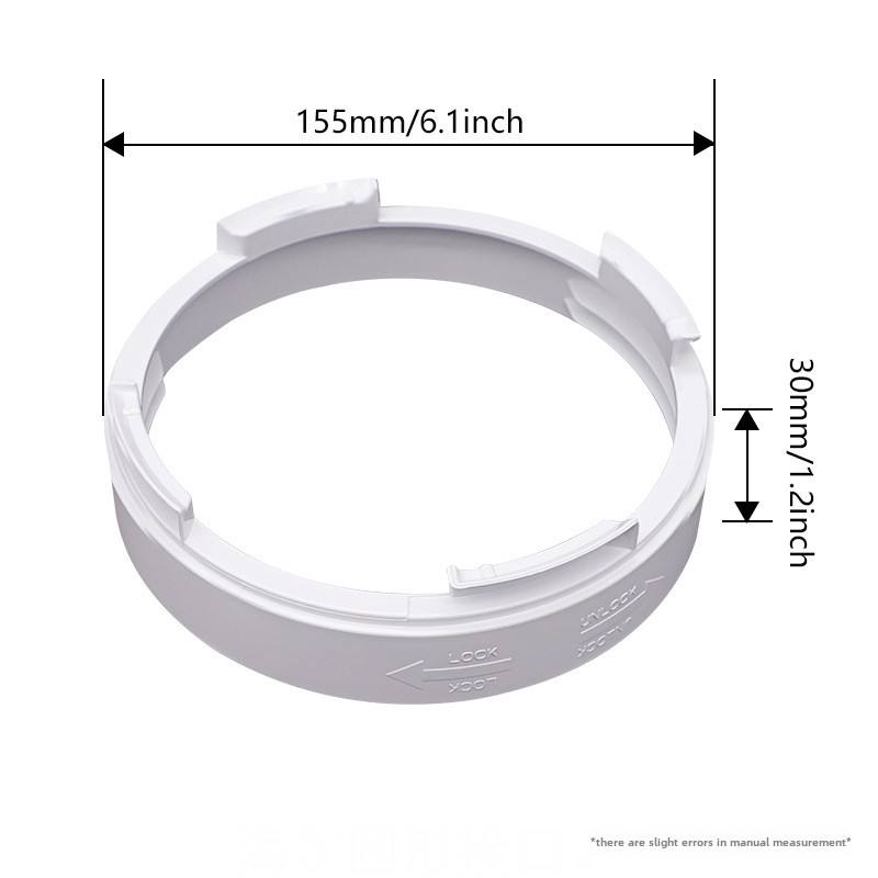 Mobile Air Conditioner Exhaust Duct Interface Hose Adapter Back Body Connector Plastic Manual Household