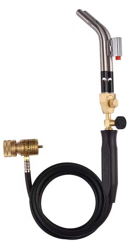 YT-3DSM Double Tube MAPP Gas Welding Torch 1.5m Adjustable Fire Hose Explosion-proof Copper Household Refrigerator Parts New