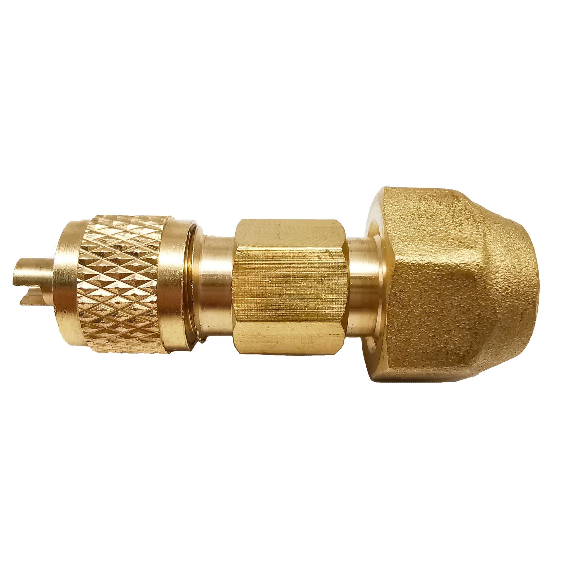 Manual Copper Tube One-Way Valve for Household Use Garage Fluoride Interface Process Port Filling Welding-Free Refrigerator