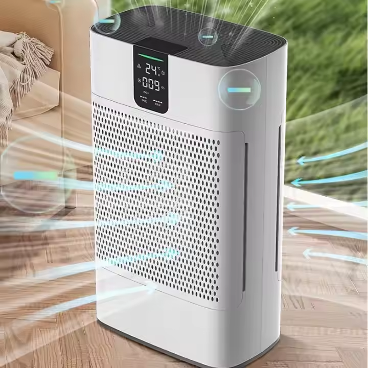 H13 HEPA Air Purifier for Large Home Bedrooms 600 Sqft 360°Air Intake Electric 1-Year Warranty