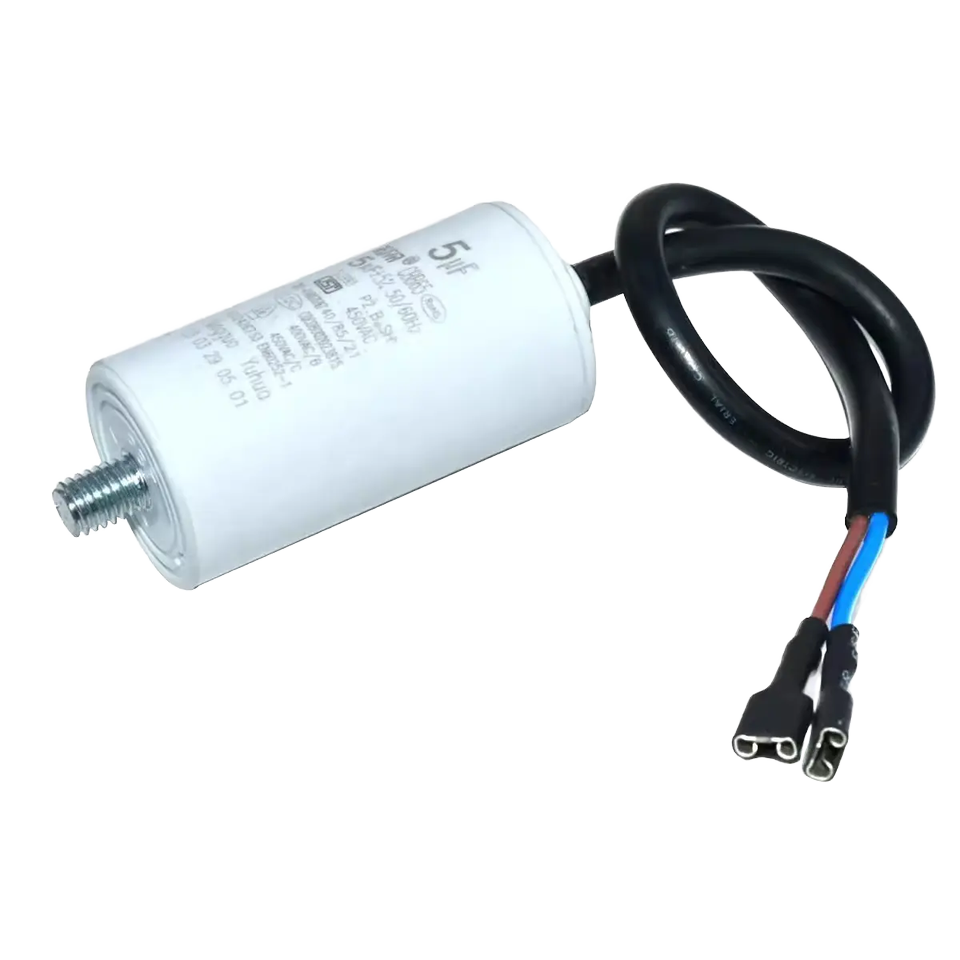 4Uf 450V 65CBB Electric Compressor Motor for Household Refrigerator Freezer Bottom Starting Plastic Material for Hotels Garages