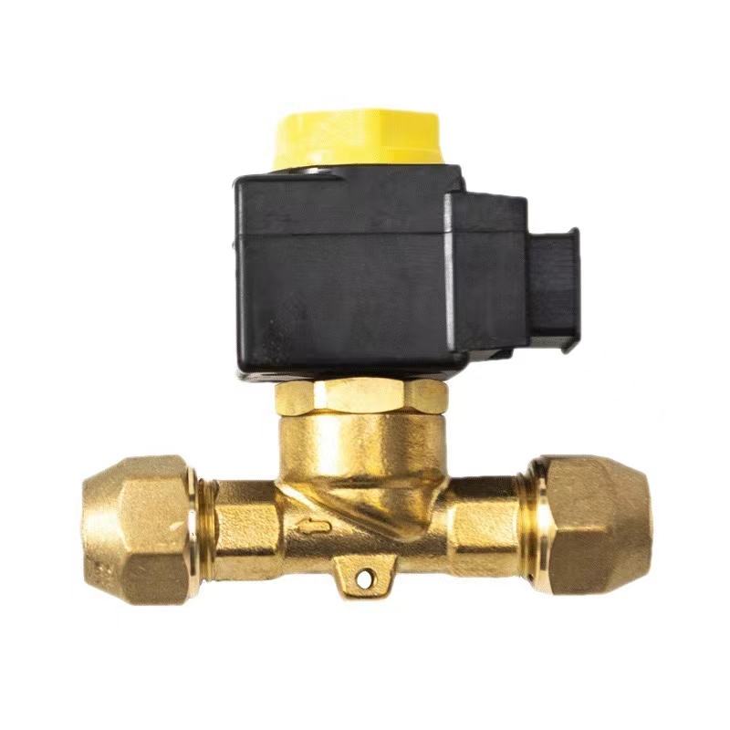 Hongsen Cold Storage Central Air Conditioning Solenoid Valve Castor Style Normally Closed Two-Way Screw Welded