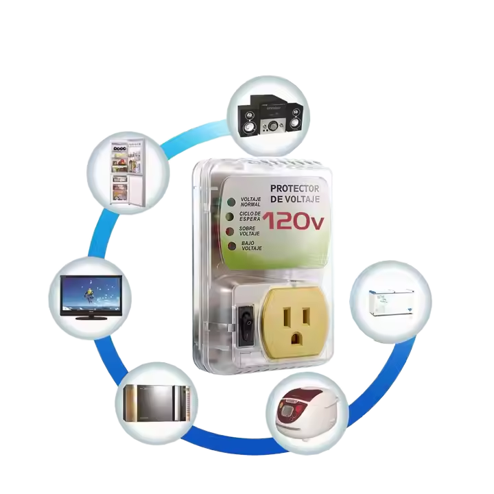New American-Style 120V Neutral Voltage Protector for Refrigerator & Freezer Household Use Electric Plastic Parts
