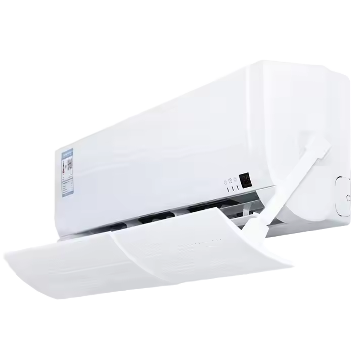 Wall-Mounted Plastic Wind Deflector for Manual Air Conditioner Young Children Infants Windproof Baffle Prevent Direct Household