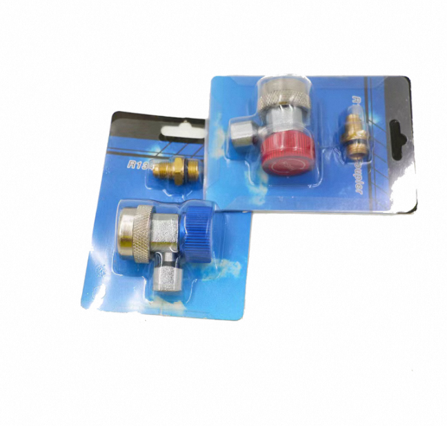 R134A Quick Coupler Connector Adapter High& Low Adjustable Quick Couplers