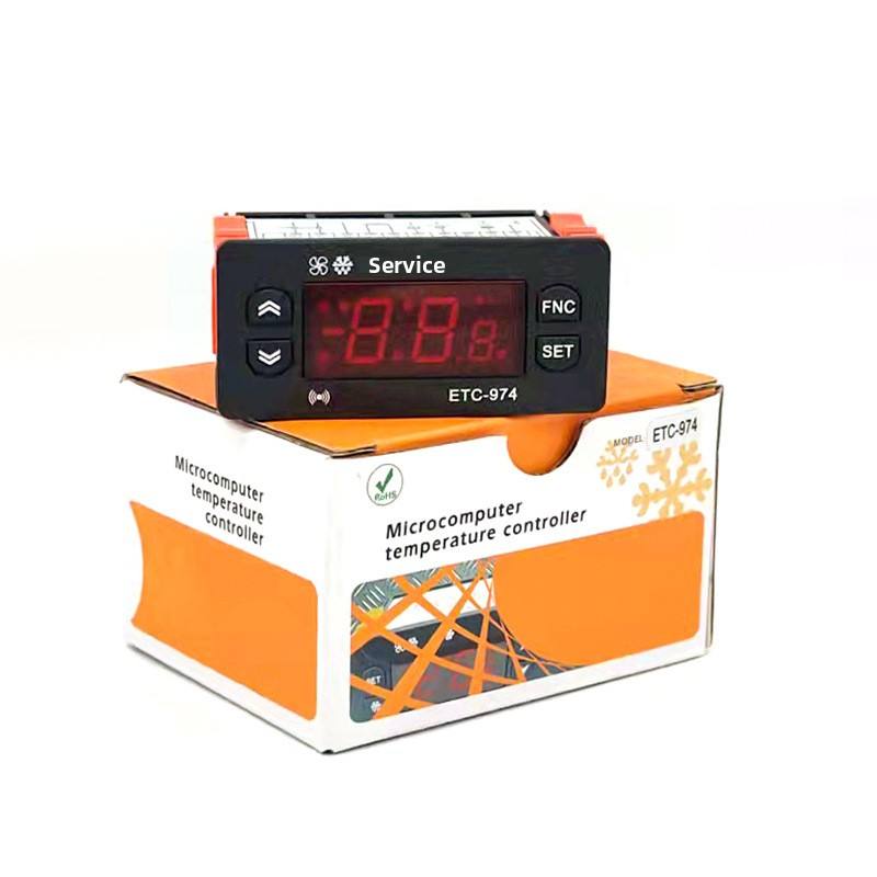 Microcomputer Temperature Controller ETC-974 for Cold Storage Rooms Display Chest Freezers-Refrigeration Fan Calibration Precise