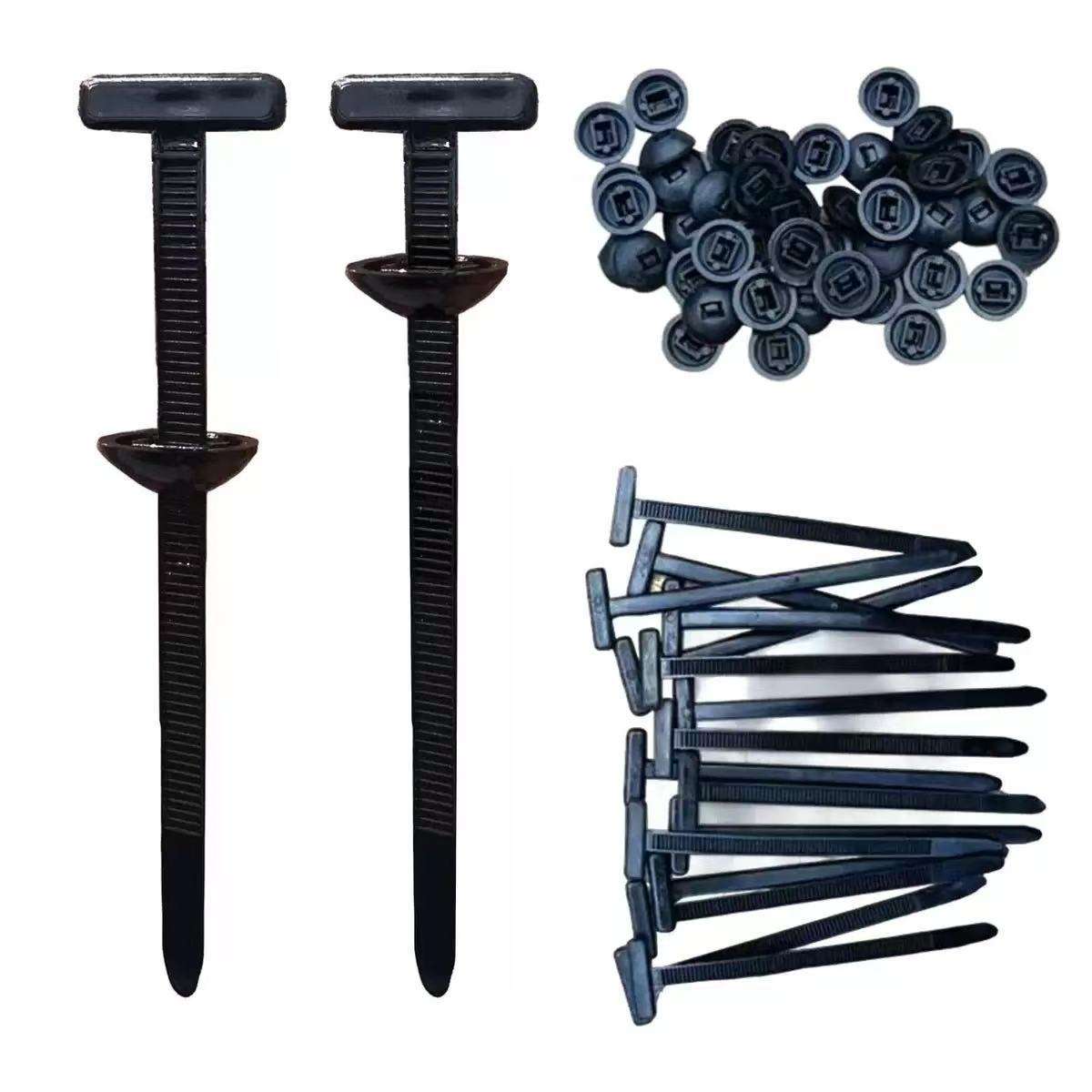 Cross-border Multi-functional Nylon Cable Tie Buckles Through-body Nails Securing Automotive Underbody Panels Fender Liners