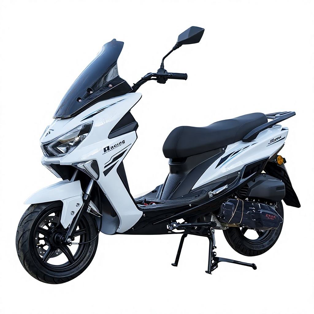 Cross-border Export Saber-toothed Tiger Motorcycle Adult Two-wheeled Gasoline Scooter 150cc 6.3kW Electric Control China
