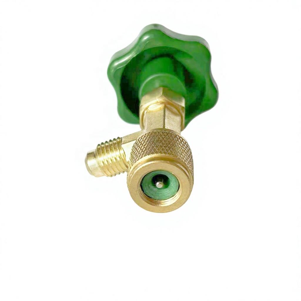 Refrigeration and Air Conditioning Accessories CT-341 Zinc Alloy Refrigerant Bottle Valve with Zinc Alloy Housing