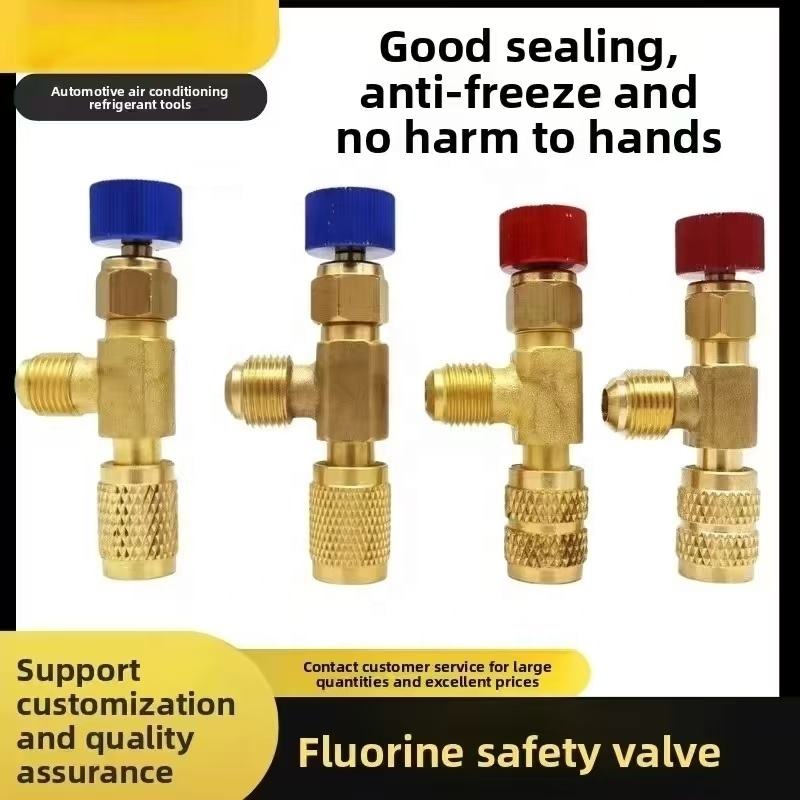 Air Conditioner Refrigerant Charging Safety Valve Household Use Adjustment Feature Refrigeration Tool Refilling