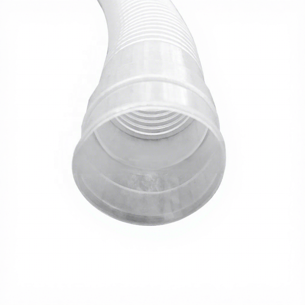 Plastic Corrugated Hoses Manual Washing Machine Drainage Hose High Flexibility Excellent Bend Resistance