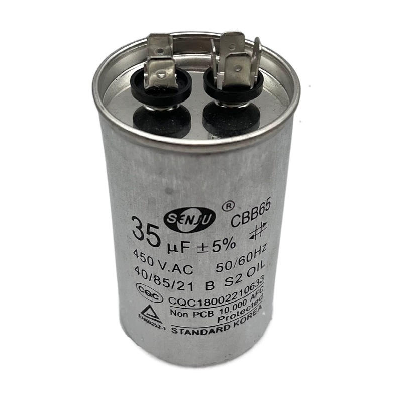 CBB65 Air Conditioner Compressor Start Capacitor 450V 25UF/50UF Explosion-Proof Aluminum Packaging