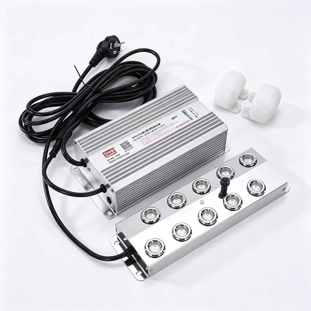 Ultrasonic Fogger Ten Atomizing Plates Fish Tank Mist Maker Smoke Machine Atomizing Humidifier Water Features Mist Effects AC
