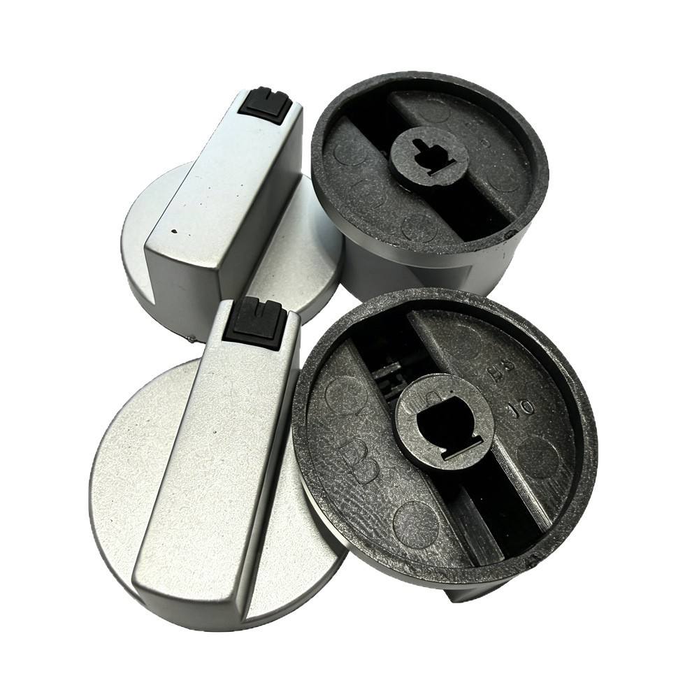 Gas Stove Switch Plastic Rotary Knob 42mm Handle Ignition with Round Dot Press Type 8-6 Model