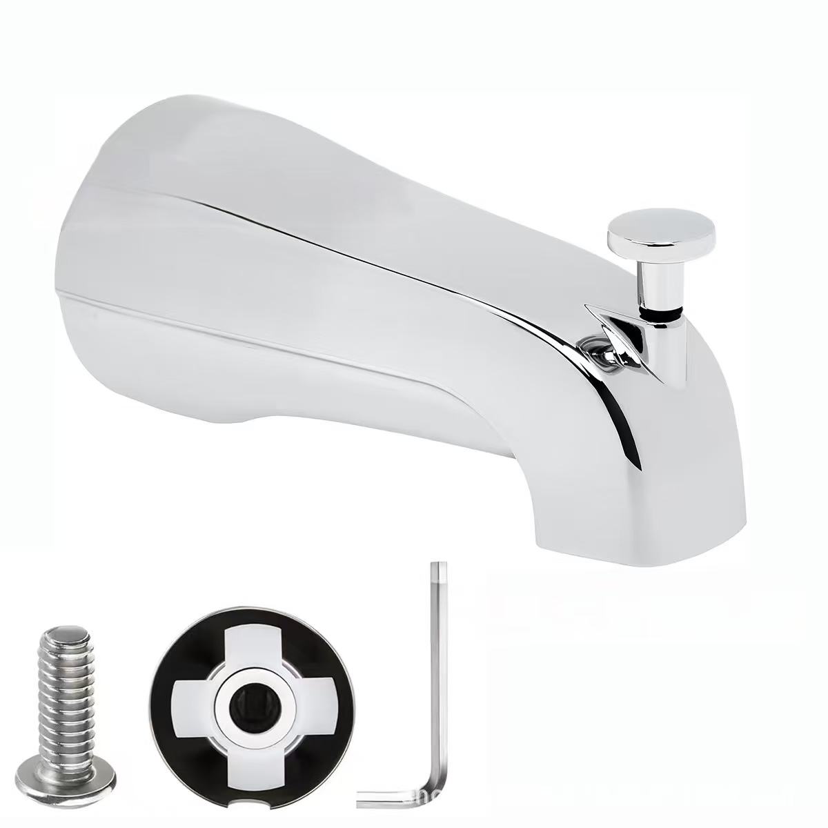Concealed Plastic Bathtub Faucet with American-Style Spout and Showerhead Accessory Set North American Concealed Shower System
