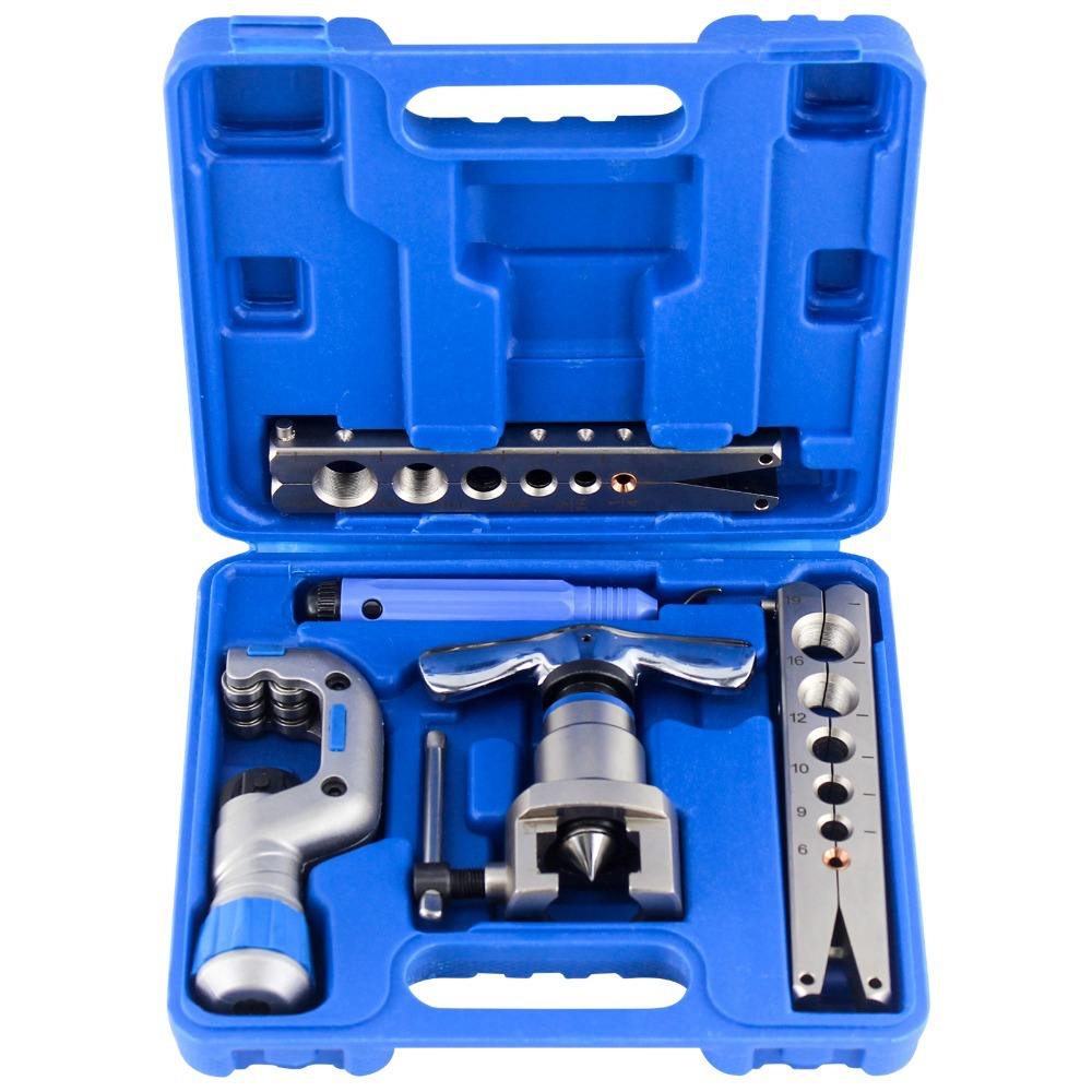 CT-N806AM-L 45 Degree Eccentric Flaring Tool Kit Copper Tube Expander HVAC Refrigeration Air Conditioning Pipe Flaring Tool Set