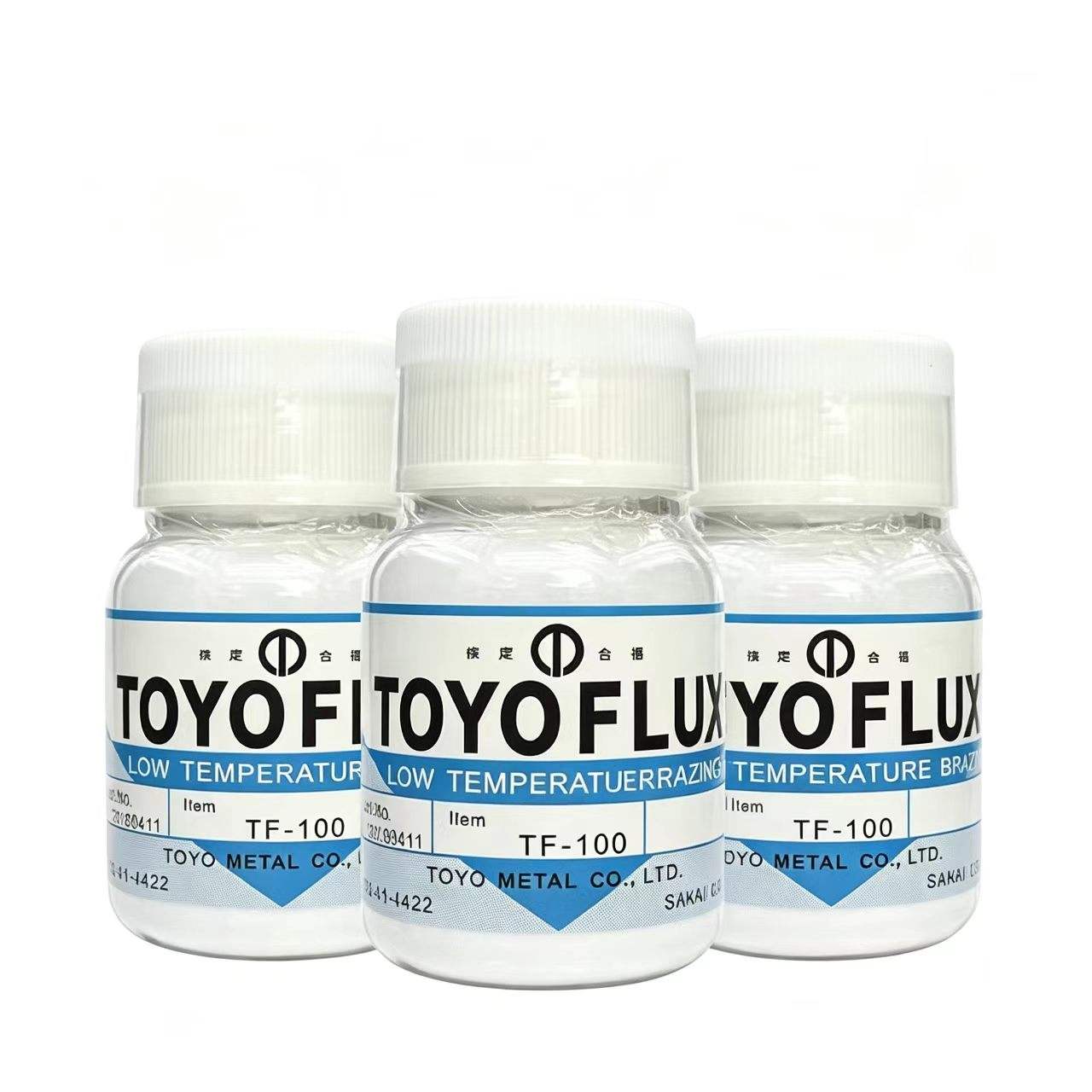 TOYO TF-100 Low Temperature Aluminum Brazing Flux Powder 600℃ Small Can Welding Flux for Auto Air Conditioner Maintenance Repair