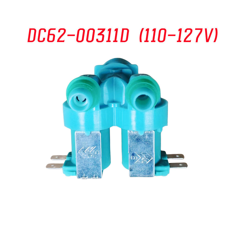 DC62-00311D Water Inlet Solenoid Valve 110V-127V Replacement Part for Fully Automatic Front Load Washing Machine