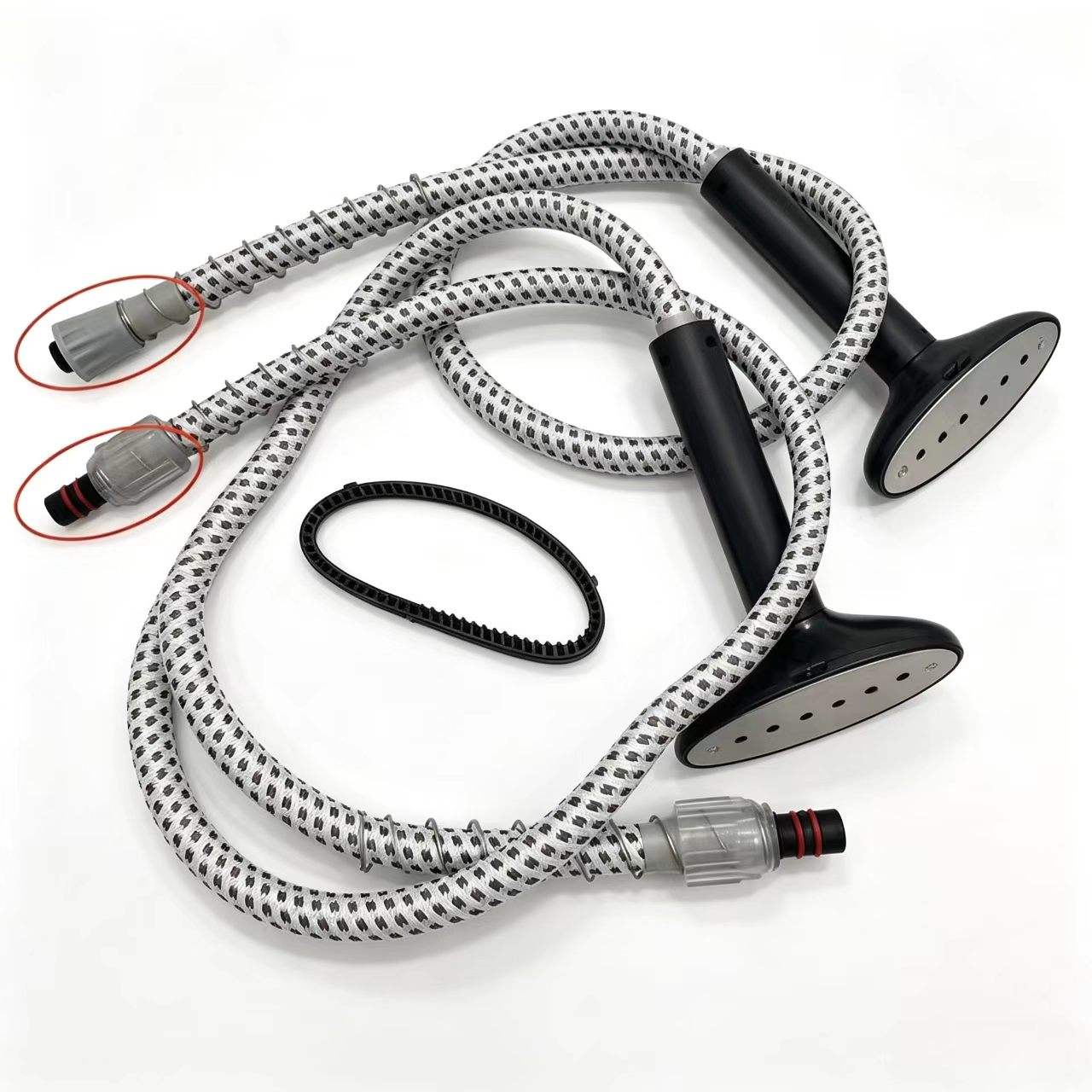 Universal Garment Steamer Steam Hose With Nozzle & Brush Replacement Tube Fit Multiple Brands Garment Steamer Accessories