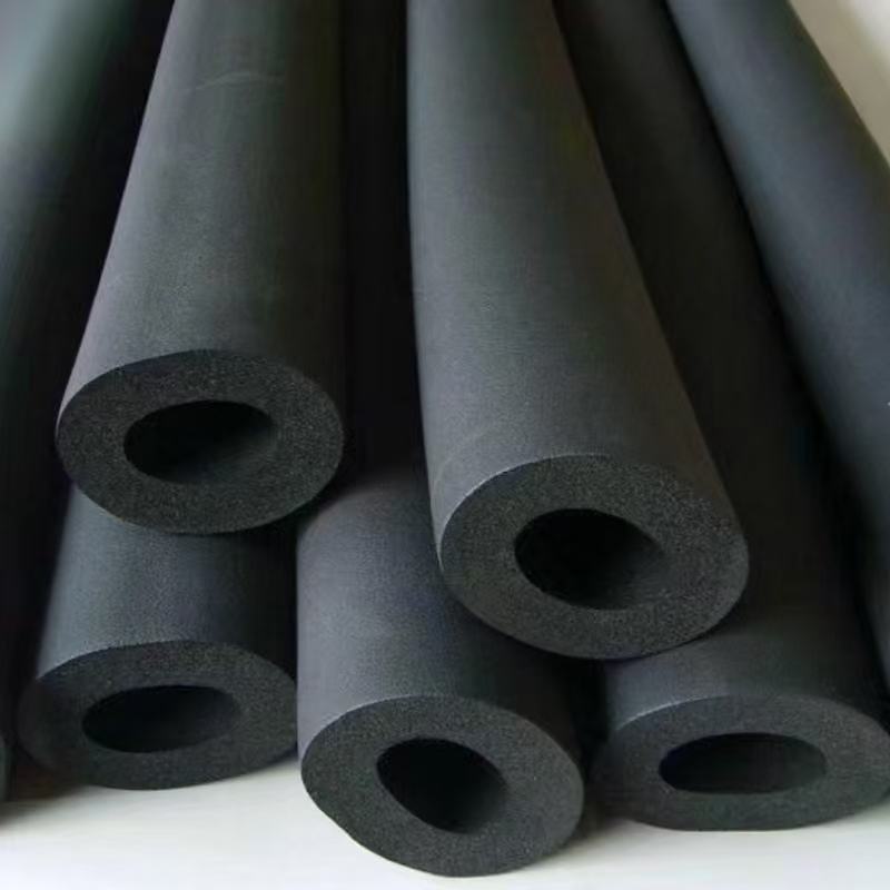 Factory B1 Fireproof Rubber Foam Insulation Pipe Thermal Insulation Tube for HVAC Air Conditioner Pipeline Insulation Wholesale