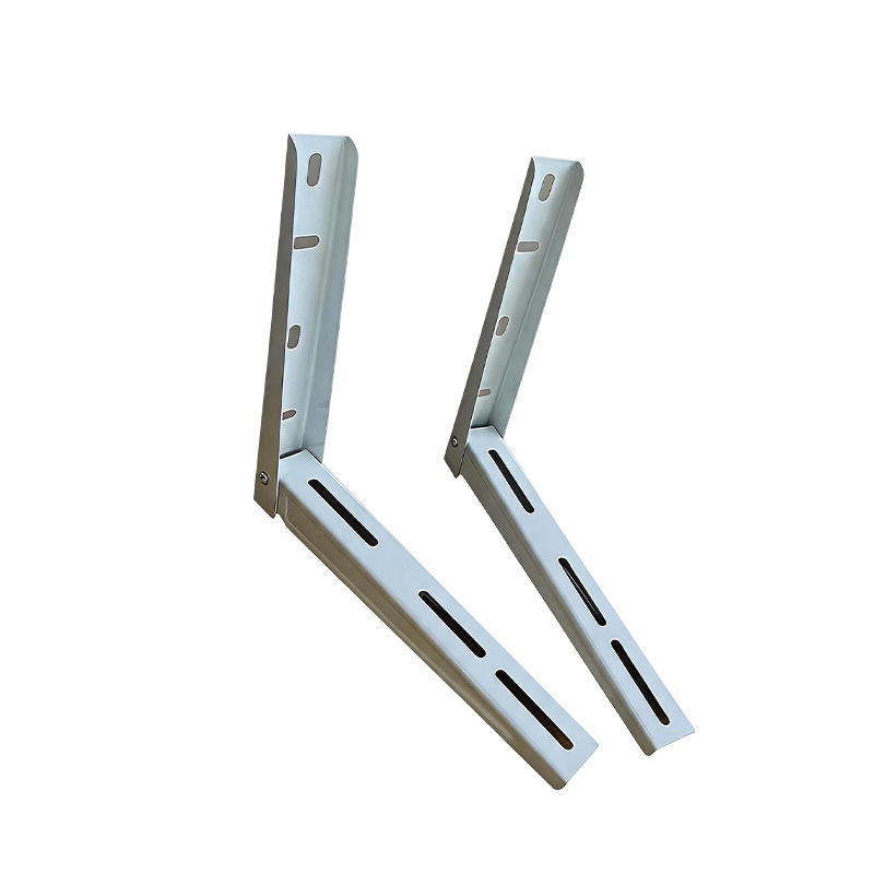 Folded Rivet Air Conditioner Bracket Heavy Duty Fold-out Outdoor AC Wall Mount Support Bracket for Air Conditioner Unit
