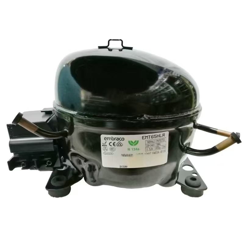 175W Piston Fixed Displacement Refrigeration Compressor for Refrigerator Freezer Display Cabinet Cooling Equipment