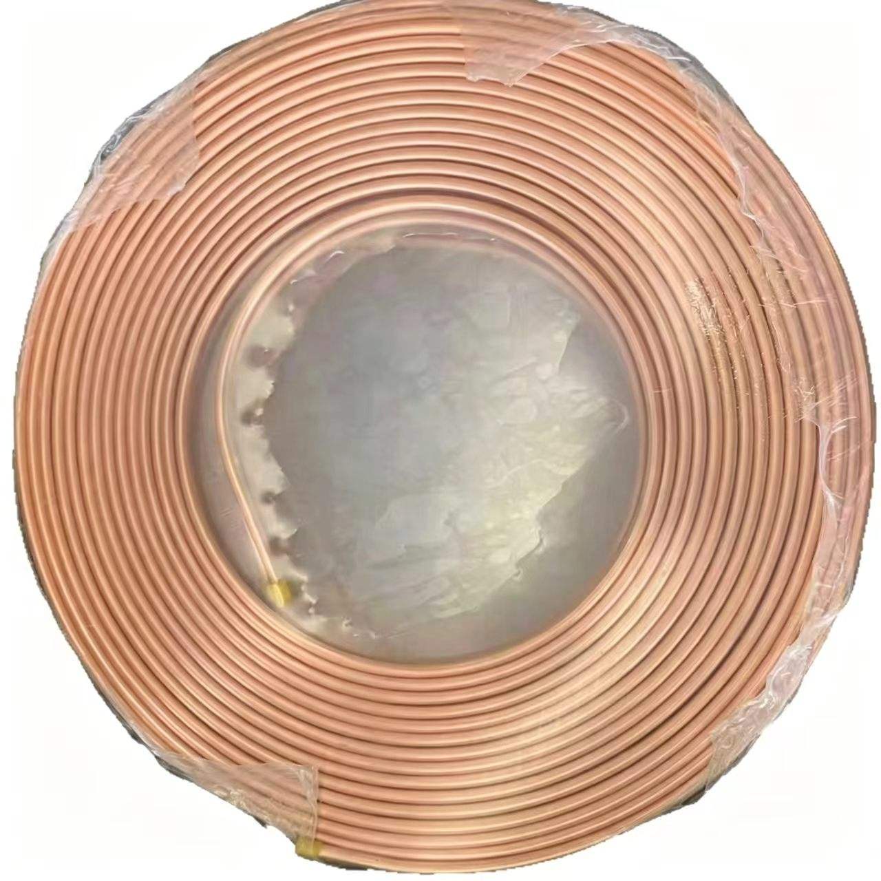 TP2 Copper Coil Tube, Soft Copper Tubing for Refrigeration Air Conditioner and Refrigerator Heat Exchange