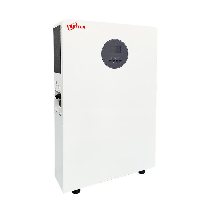 5KW Hybrid Solar Inverter Energy Storage System 5KWh Lithium Iron Phosphate Battery Off-grid Solar Power System for Home Use