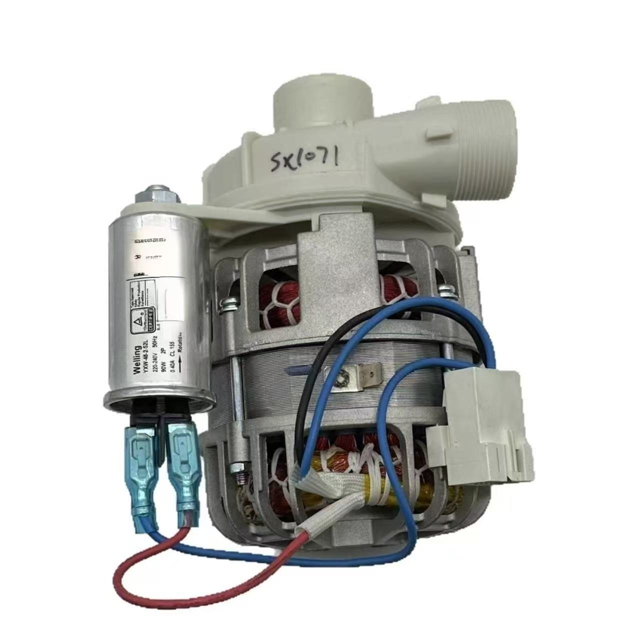 Dishwasher Circulation Pump Motor SX1071 YXW-48-2-52L 220-240V Replacement Dishwasher Motor Assembly