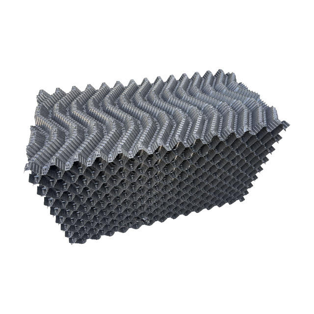 PVC S Wave Cooling Tower Fill, Counter Flow Cooling Tower Packing for Heat Dissipation, Eel Breeding Nest