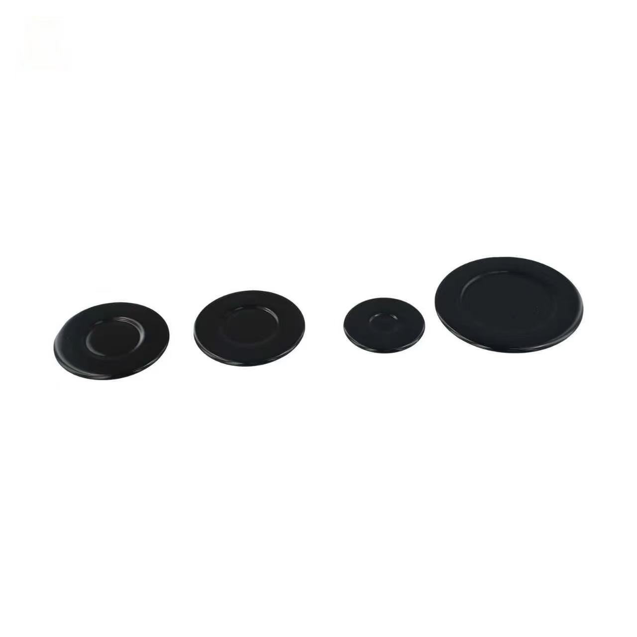 Gas Burner Cap 4pcs Set, Universal Gas Stove Fire Cover Replacement Parts for Kitchen Hob