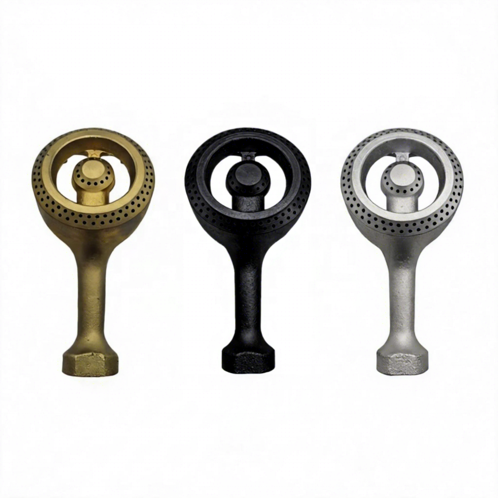 Cast Iron Gas Burner Head, Tabletop Stove Replacement Parts, High Fire Power Burner for Cooking Stove