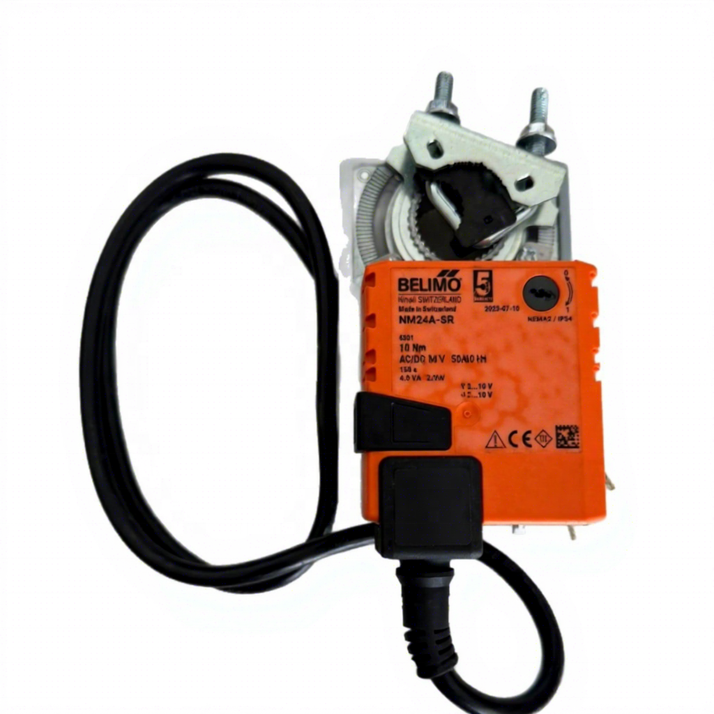 Air Damper Actuator, HVAC Damper Motor for Ventilation Air Duct Control