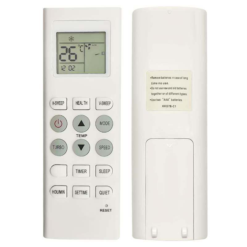 KKG7B-C1 Air Conditioner Remote Control, English Version, Compatible with Changhong Air Conditioner, No Setting Required
