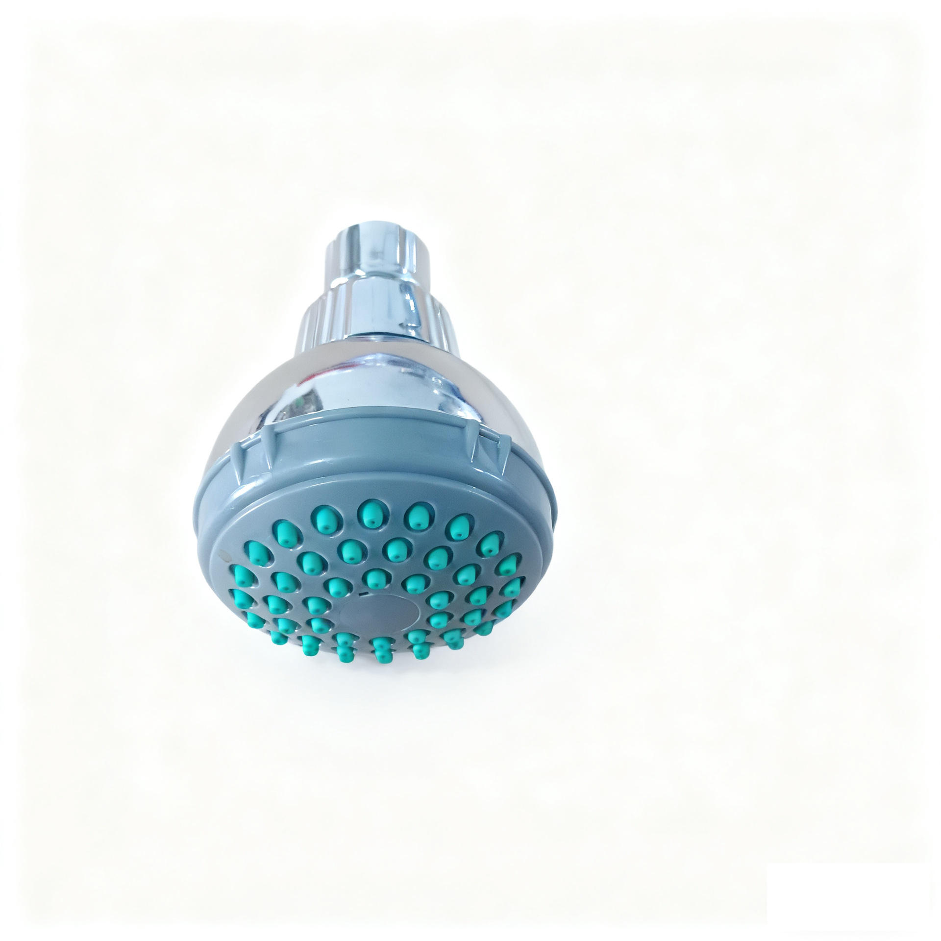 ABS Plastic Shower Head, Single Function Pressurized Small Ceiling Shower Head with Extension Arm