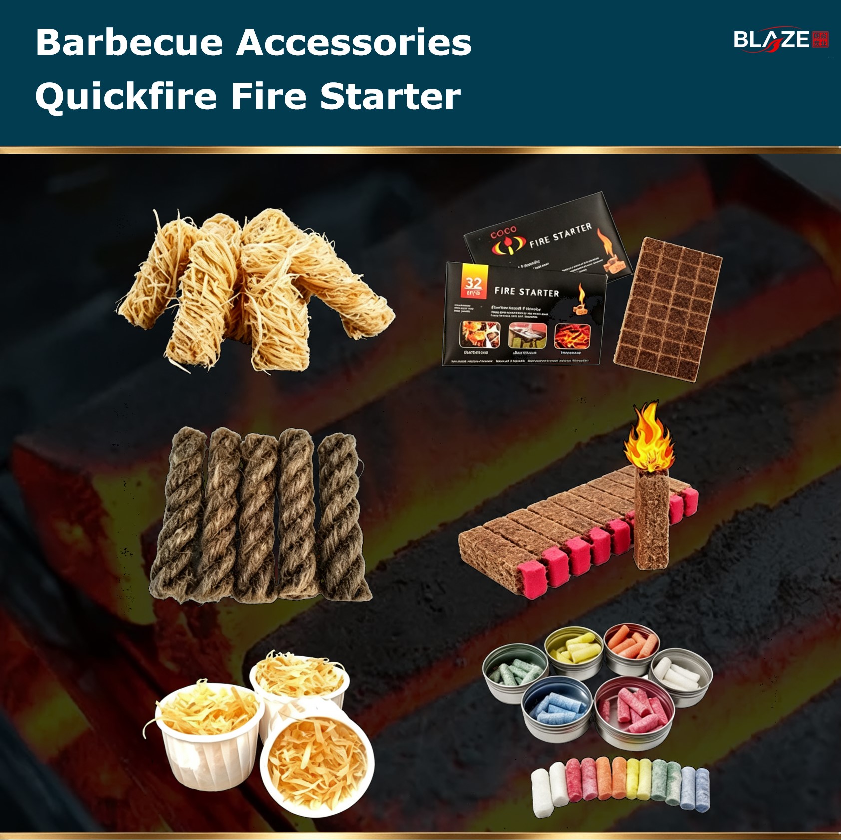 Barbecue Accessories Quickfire Fire Starter