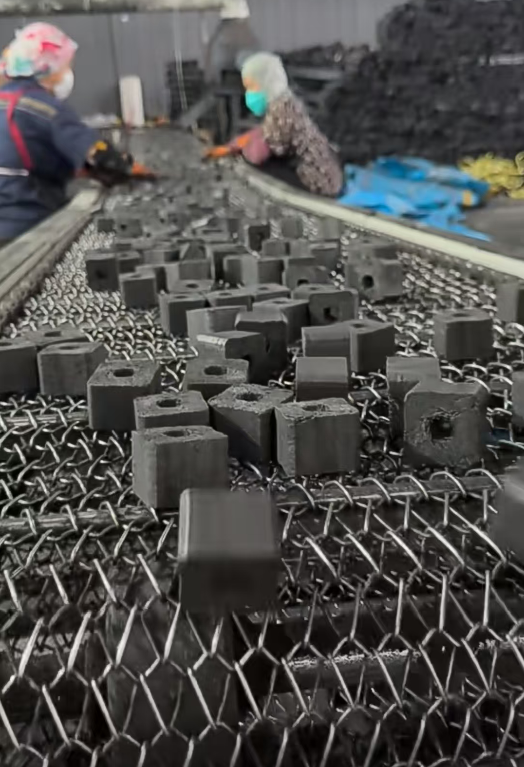 BLAZE Bamboo Charcoal Shisha charcoal production line