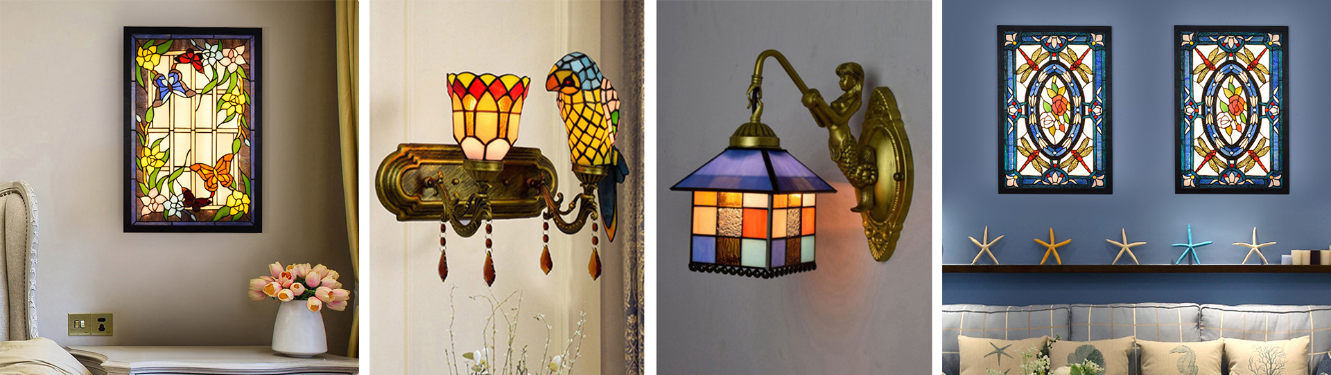 American style aisle mural light